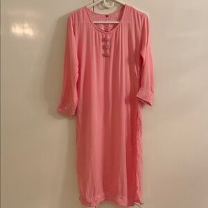 Pink Long Sleeve Dress